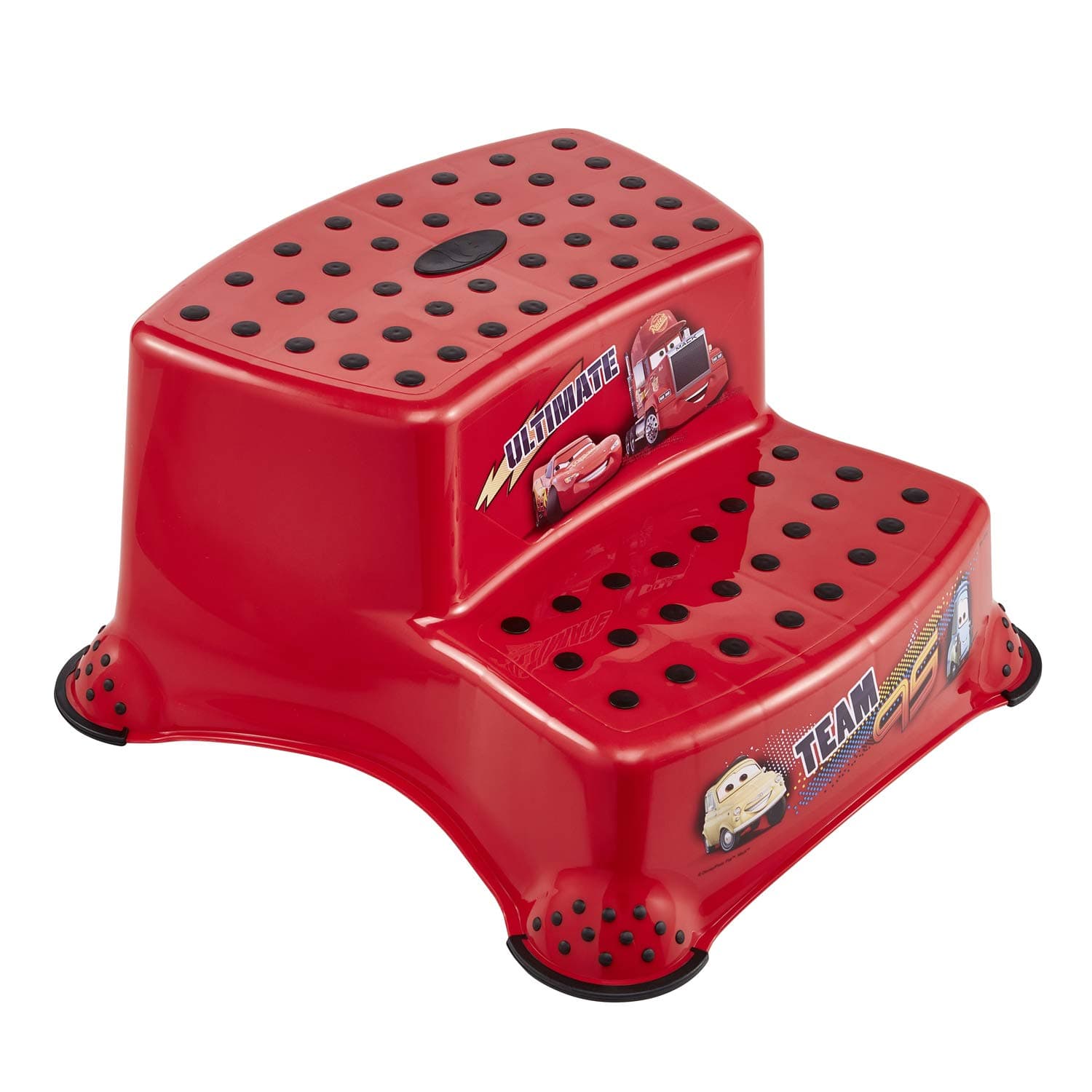 Keeeper Disney Double Step Stool for Kids – Anti-Slip Stepping Stool with Lightning McQueen – BPA-Free Plastic – Stable, Lightweight, Easy to Clean – Red on Amazon.ae - Price Tracker
