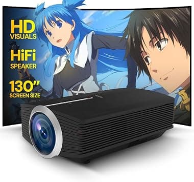 Wownect Mini Projector, 2000 Lumens, Full HD 1080P Supported, Portable LED Video Projector, Home Theater for Kids, Compatible with Smartphone, Laptop, TV Stick on Amazon.ae - Price Tracker
