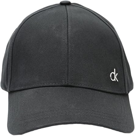Calvin Klein Ck Metal Cotton Cap Headwear For Women Ck Black Os - Best Deal Finder
