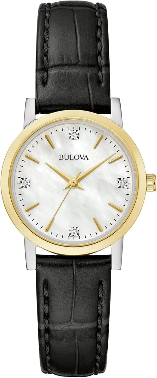 Bulova Classic Quartz Ladies Watch, Stainless Steel Diamond on Amazon.ae - Price Tracker
