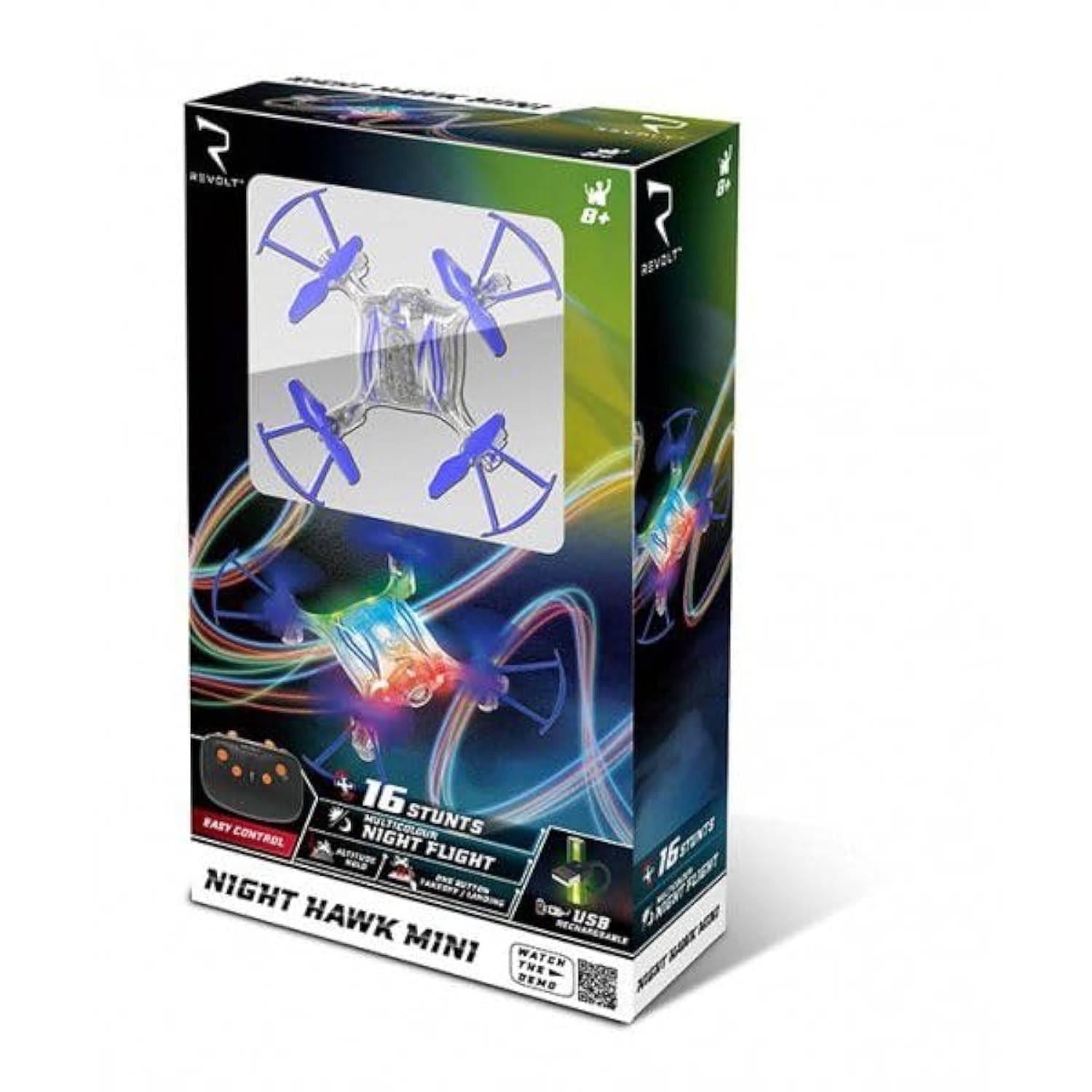 Syma 4-Channel Auto Hover Rc Stunt Night Hawk Mini Drone on Amazon.ae - Price Tracker