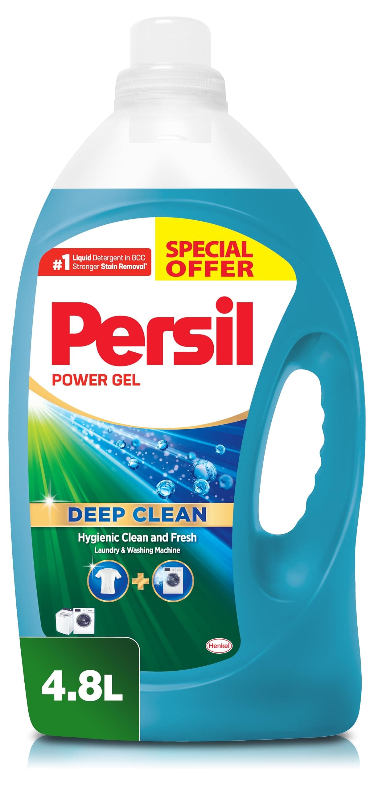 Persil Power Gel Liquid Laundry Detergent, With Deep Clean Technology,4.8 L on Amazon.ae - Price Tracker