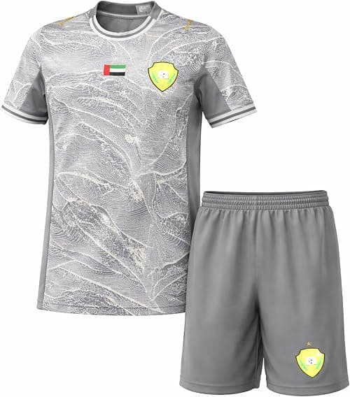 Wasl Football Jersey & Shorts Set, Youth Boys and Kids, Short Sleeve Soccer Training Kit, Breathable Lightweight Sportswear Athletic Outfit, soccer kit on Amazon.ae - Price Tracker