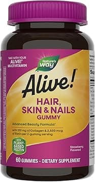 Nature's Way Alive Hair, Skin And Nail Gummy, 60 Counts on Amazon.ae - Price Tracker