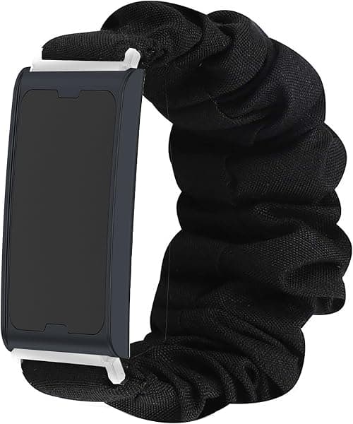Lamshaw Compatible for Amazfit Helio Bands, Quick Release Fabric Elastic Scrunchie Elastic Women Cute Replacement Straps Compatible for Amazfit Helio Fitness Tracker Wristband on Amazon.ae - Price Tracker