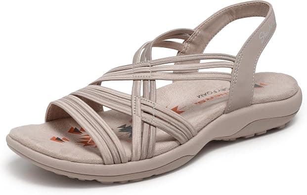 Skechers REGGAE SLIM - SIMPLY STRETCH womens Sport Sandal on Amazon.ae - Price Tracker