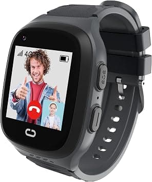 4G Kids Smart Watch Boys with GPS Tracker & Video Calling Kids Cell Phone Watch Age 5-12, One-Key SOS Call Voice Chat Camera Alarm Clock GPS Tracker Smart Watch for Kids Birthday Gifts(Black) - Best Deal Finder