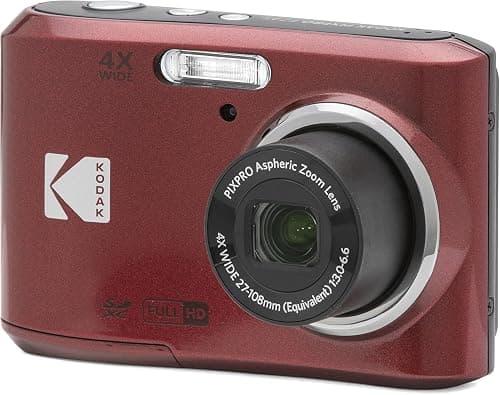 KODAK Compact Cameras - FZ45 RD - 4x CMOS - AA Batteries | 16MP Sensor, 2.7 LCD, Full HD 1080p Video, Uses 2×aa Batteries on Amazon.ae - Price Tracker