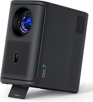 Lumio Arc 7 Projector | Official Google TV & Netflix | 1080p Full HD | 4K Downscaling via HDMI | 400 ANSI Lumens | 100" Screen | 16W Bluetooth Speaker (Renewed) على Amazon.ae - متتبع الأسعار