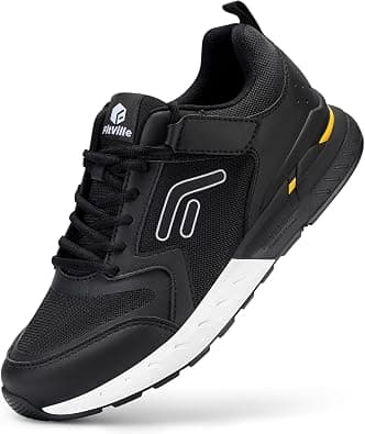 FitVille Men's Walking Shoes Wide Width Sneaker Running Orthopedic Shoes for Flat Feet Plantar Fasciitis - Rebound Core V7 - متتبع أسعار Amazon.sa