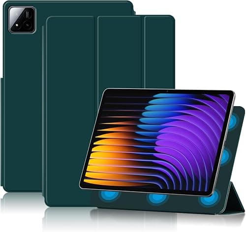 FDHYFGDY Case for Xiaomi Pad 7/7 Pro 11.2 Inch Magnetic Protective Case, Slim Lightweight Smart Stand Case, Tablet Case for Xiaomi Pad 7/7 Pro Case, Green على Amazon.ae - متتبع الأسعار