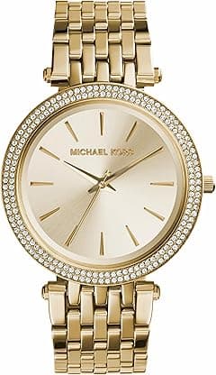 Michael Kors Darci 3 Hand Watch with Glitz Accents, 39MM - Amazon.ae Price Tracker