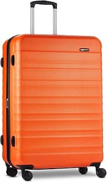 Amazon Basics Hardside Spinner Luggage-30 Inch (78cm), Material: ABS, Orange on Amazon.ae - Price Tracker