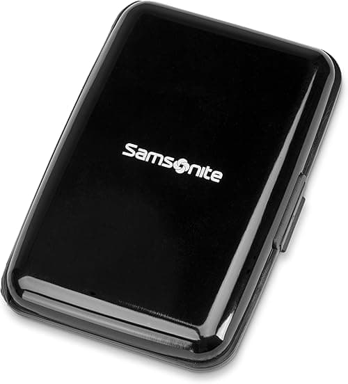 Samsonite® Aluminum RFID Wallet, Black, Black, Modern on Amazon.ae - Price Tracker