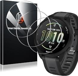LK 3 Pack Screen Protector for Garmin Forerunner 165/165 Music, High Definition, Anti Scratch, Bubble Free 9H Tempered Glass Screen Protector - دليلك لأفضل العروض