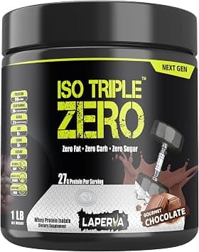 Laperva Iso Triple Zero Next Generation Whey Protein Isolate (1 LB, Gourmet Chocolate) on Amazon.ae - Price Tracker