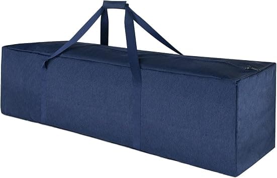 TOPDesign 46 Inch Extra Large Zippered Duffel Bag for Travel Camping Sports Equipment Storage, Waterproof Foldable Luggage Bag with Padded Handles, Blue, Travel on Amazon.ae - Price Tracker