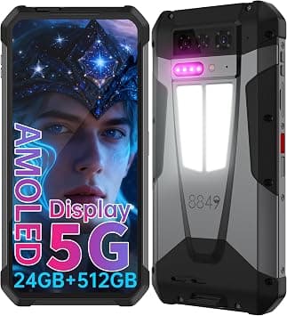 8849 Tank 4 Rugged Smartphone Unlocked, 5G Android 14 Mobile Phones with 100 Lumens Projector, 6.78’’ AMOLED Screen Waterproof Rugged Phone 512GB, 24GB RAM/1200LM Camping Light/OTG/11600mAh(66W)/GPS on Amazon.ae - Price Tracker