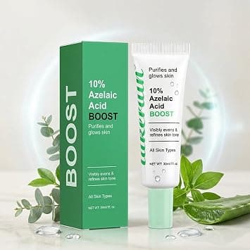 10% Azelaic Acid Serum, Lightweight Formula for Uneven Skin Tone, Dark Spots, and Acne Marks Refines Skin Texture, Reduces Pimple Breakouts Blackheads, Pigmentation, Oil Control & Smooth Texture on Amazon.ae - Price Tracker