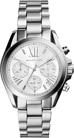 Michael Kors Bradshaw Women's Watch, Stainless Steel Chronograph Watch for Women with Steel or Leather Band - Best Deal Finder