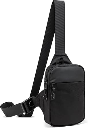 higouta Mini Sling Bag for Men and Women, Small Crossbody Bag Trendy, Casual Waterproof Phone Chest Bag for Runner Travel, Black, Small, Sling Backpacks on Amazon.ae - Price Tracker