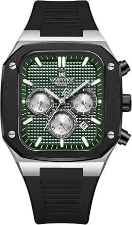 Naviforce - Men's Quartz Watch with Automatic Date and Week Indication - Analogue Wrist Watch - Best Deal Finder