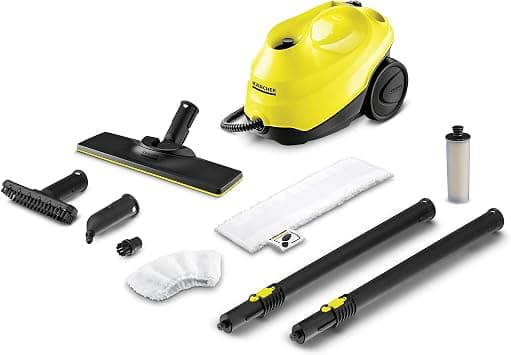 Kärcher SC 3 Portable Multi-Surface Steam Cleaner/Steam Mop with Attachments – Chemical-Free, Rapid 40 Second Heat-Up, Continuous Steam - For Grout, Tile, Hard Floors, Appliances & More على Amazon.ae - متتبع الأسعار