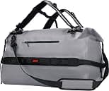 MIER Large Waterproof Duffel Bag Rolltop Dry Backpack Duffle Bags for Kayaking, Rafting, Boating, Swimming, Camping, Travel, Gym, Beach, 60L, Gray - Best Deal Finder
