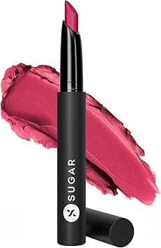SUGAR Cosmetics Matte Attack Transferproof Lipstick - 01 Bold Play (Cardinal Pink), Pink, 2 g Moisturiser, Long Lasting, Matte Finish on Amazon.ae - Price Tracker