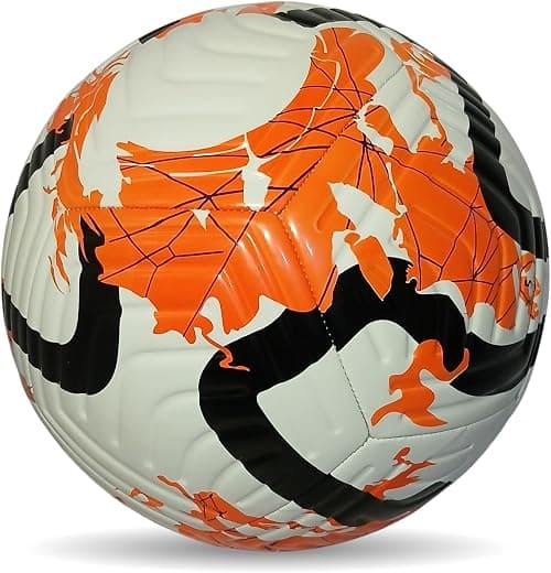 Official Size 5 Football | Durable Soccer Ball for Training, Matches & Practice with Strong Grip & Long Air Retention | Football Ball Size 5 Designed for grass, turf, and indoor grounds on Amazon.ae - Price Tracker
