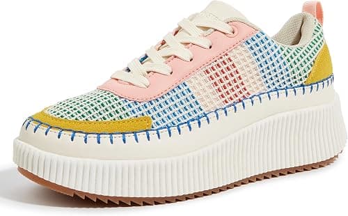 LUCKY STEP Women's Platform Sneakers Rhinestone Fashion Chunky Casual Sparkly Retro Braided Walking Shoes on Amazon.ae - Price Tracker