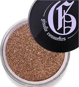 Gypsy Amber Loose Mineral Eye Shadow - Organic, Talc-Free Makeup Palette with Glitter, Shimmer, and Sparkle in Tan, Brown, Nude, and Gold - Perfect for Eye Shadow Looks - Best Deal Finder