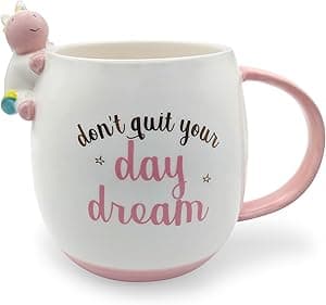 Decodyne Funny Unicorn Coffee Mug 14 Ounce, Gag Gifts for Adults, White Elephant Gifts, Cute Stuff For Women and Teen Girls, Coworker Office Gift, Cool Stuff - Amazon.ae Price Tracker