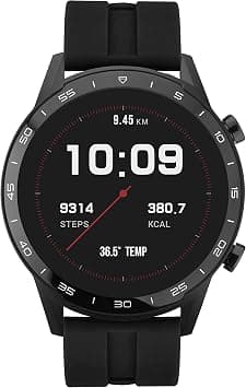 Sekonda Active Mens 45mm Smart Watch with Heart Rate and Sleep Monitor, Sport Activity, Music, Weather & Message Functions, with Black Rubber Strap, 1909 on Amazon.ae - Price Tracker