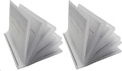 Pack of 2 Wallet Inserts Clear Plastic Vinyl Picture and Card Holder, Trifold 6 Page, One Size, Trifold 6 Page - Amazon.ae Price Tracker