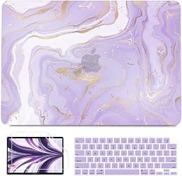 B BELK for MacBook Air 13 inch Case M5 2026-2022 M4 M3 M2, Purple Marble - Best Deal Finder