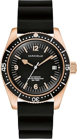 Caravelle by Bulova Men's Automatic Watch, Vintage Sea Hunter على Amazon.ae - متتبع الأسعار