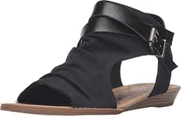 صندل Balla Wedge نسائي من Blowfish Malibu ، قماش Birch Rancher بلون الفطر Dyecut Pu، مقاس 37 EU, لوحة فنية على شكل فطر شجر البتولا مصنوعة من القماش الكتاني, 36 EU - دليلك لأفضل العروض