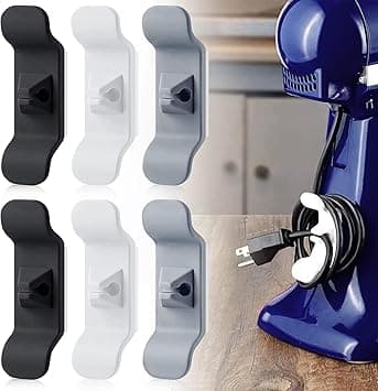 Cord Organizer for Appliance - Kitchen Appliance Cord Organizer Stick On, Best Kitchen Gadgets Gifts for New Home Must Haves, New Apartment Kitchen Stuff, Kitchen Gifts for Women on Amazon.ae - Price Tracker