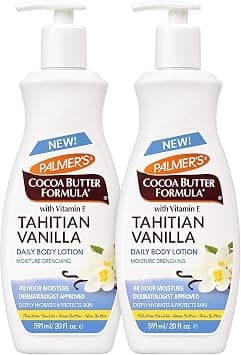 2 Pack Palmer’s Cocoa Butter Formula Tahitian Vanilla Body Lotion 400ml – Epished Deep Moisturising Body Cream for Dry Skin | Nourishing Cocoa Butter & Vitamin E Lotion for Soft, Smooth, Hydrated Skin on Amazon.ae - Price Tracker