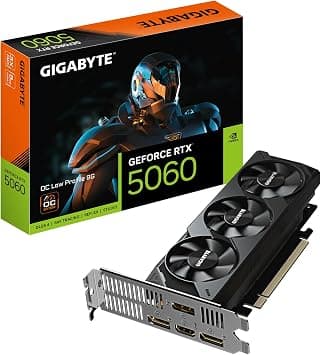 جيجابايت بطاقة رسومات جيفورس RTX 5060 OC 8G - 8GB GDDR7، 128 بت، PCI-E 5.0، 2512 ميجاهرتز، 3 × منفذ عرض، 1 × HDMI، GV-N5060OC-8GL - دليلك لأفضل العروض