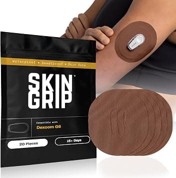 Skin Grip Adhesive Patches Compatible with Dexcom G6, Firm Hold, 20 Pack على Amazon.ae - متتبع الأسعار