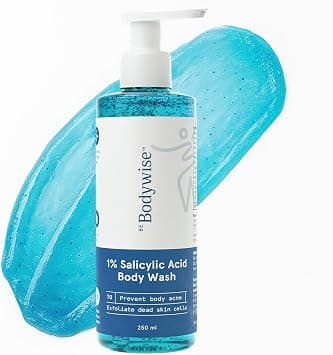 Be Bodywise Salicylic Acid Body Wash Shower Gel | For Body Acne, Strawberry Skin | Infused with1% Salicylic Acid, Camomile extract, Pentavitin | Non-Drying, Paraben Free I All Skin Types I 250 ml - Best Deal Finder