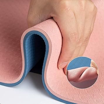 Extra Thick 8mm Yoga Mat Eco Friendly TPE All-Purpose Non-Slip Exercise Mat High Density Anti-Tear Pilates Mat with Carrying Strap- 72"L x 24"W TPE Yoga Mats - Amazon.ae Price Tracker