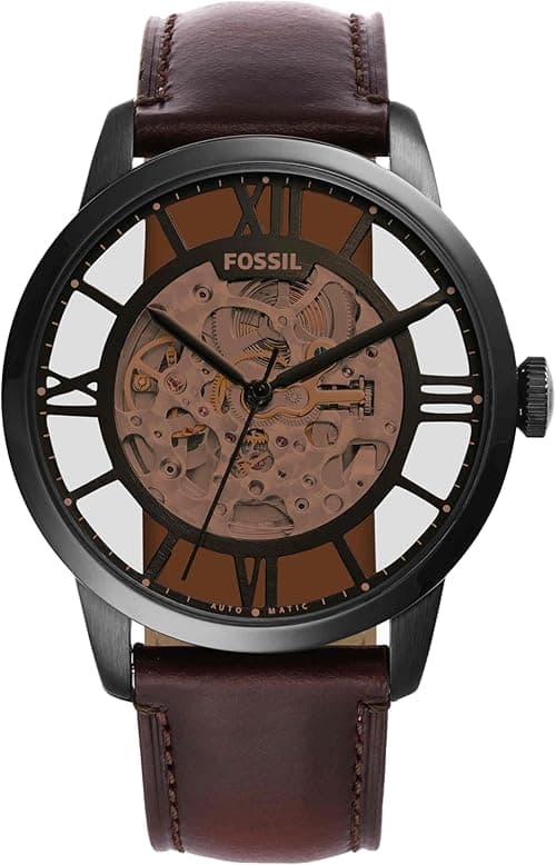 Fossil Men's Townsman Stainless Steel Mechanical Automatic Watch on Amazon.ae - Price Tracker