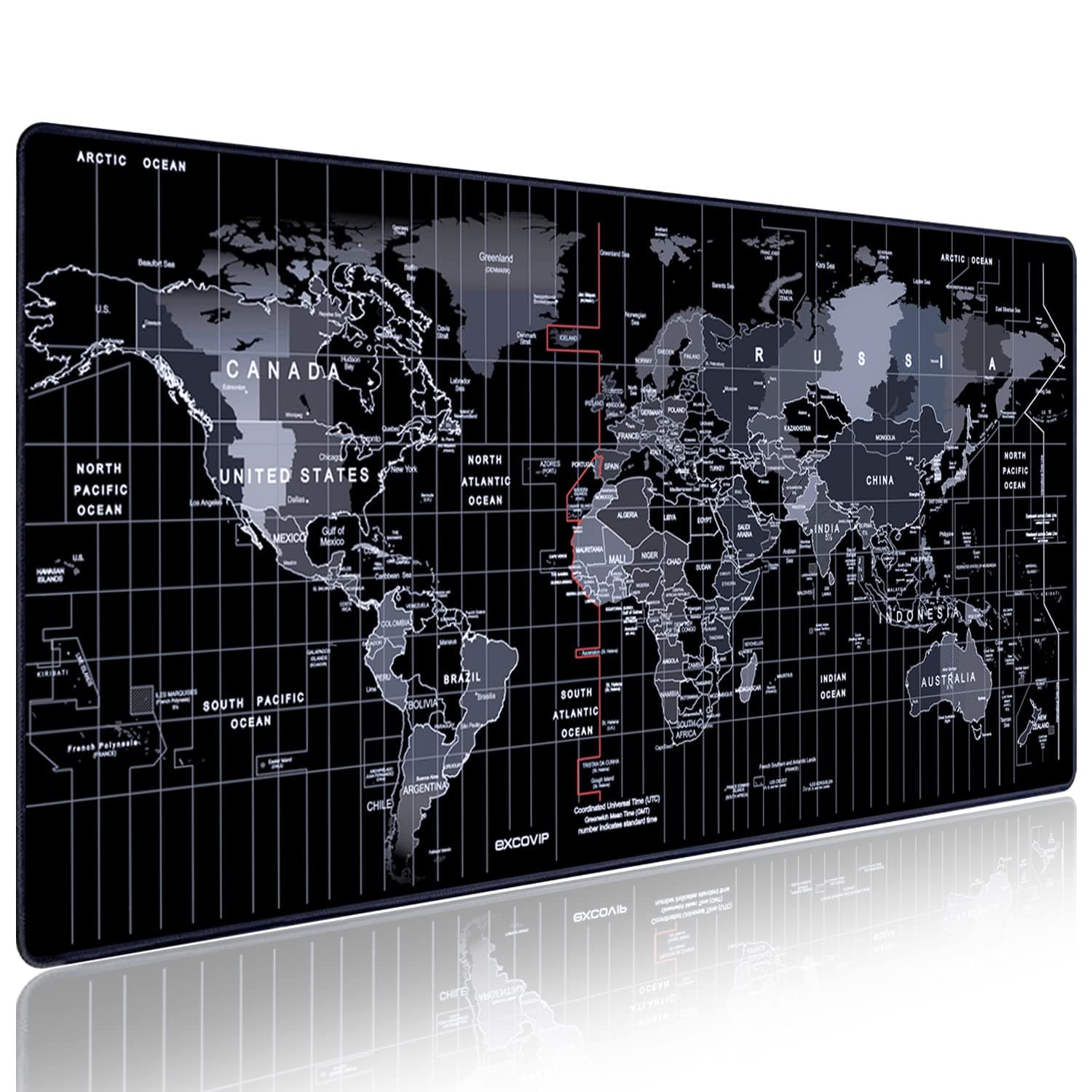 EXCOVIP Gaming Mouse Pad XXL,Anti-Skid 900x400mm Mouse Pads Extended Large Desk Pad World Map Keyboard Mousepad (Upgrade Version) 9640 on Amazon.ae - Price Tracker