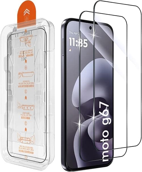 Screen Protector for Motorola Moto G67 / G77 5G for Tempered Glass, Pack of 2 [Car Installation] Protective Glass, 9H Hardness Tempered Glass Protection, 0.33 mm Ultra Clear Film, Anti-Scratch on Amazon.ae - Price Tracker