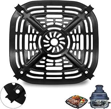 Air Fryer Accessories for Ninja Crispi Portable 3.8L 4 in1 FN101UKGY Air Fryer, Air Fryer Replacement Parts Grill Pan Grill Plate Crisper Plate Rack Tray with Rubber Bumpers on Amazon.ae - Price Tracker