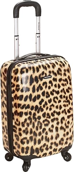 Rockland Safari Hardside Spinner Wheel Luggage, Multi-colored, OneSize, Safari Hardside Spinner Wheel Luggage - Best Deal Finder