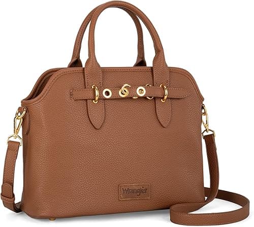 Wrangler Tote Bags for Women Medium Crossbody Purse for Ladies Soft Designer Top-handle Handbags on Amazon.ae - Price Tracker